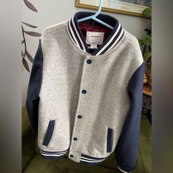 Old Navy Boys size L (10-12). Snap Front Bomber Jacket - Picture 2 of 6